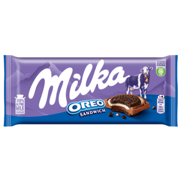 &Scaron;okoladas MILKA Sandwich Oreo, 92 g 1