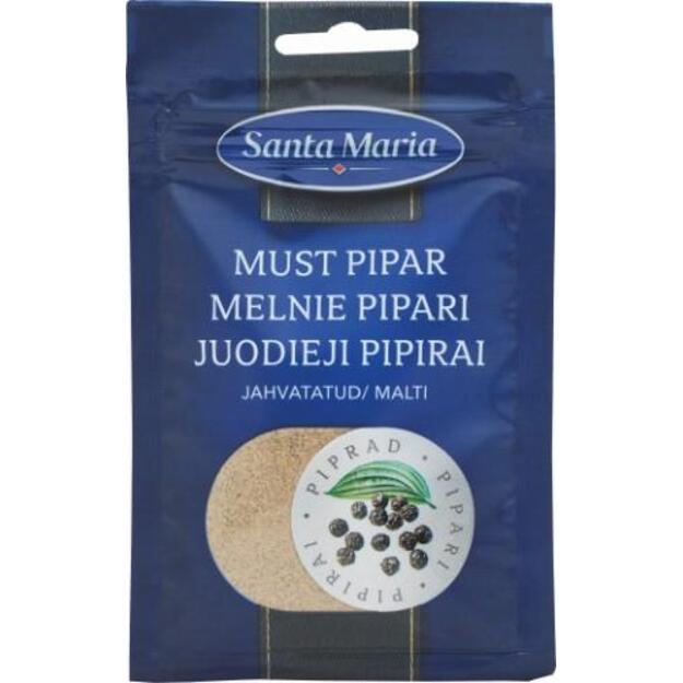 Juodieji pipirai SANTA MARIA, malti 16 g