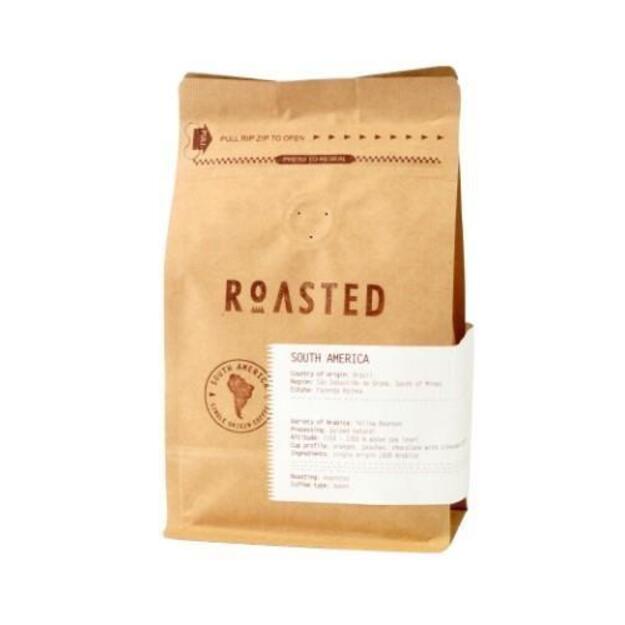 Kavos pupelės ROASTED Espresso, Brazil Fazenda Raihna, 100% rū&scaron;inė Arabika, 250 g