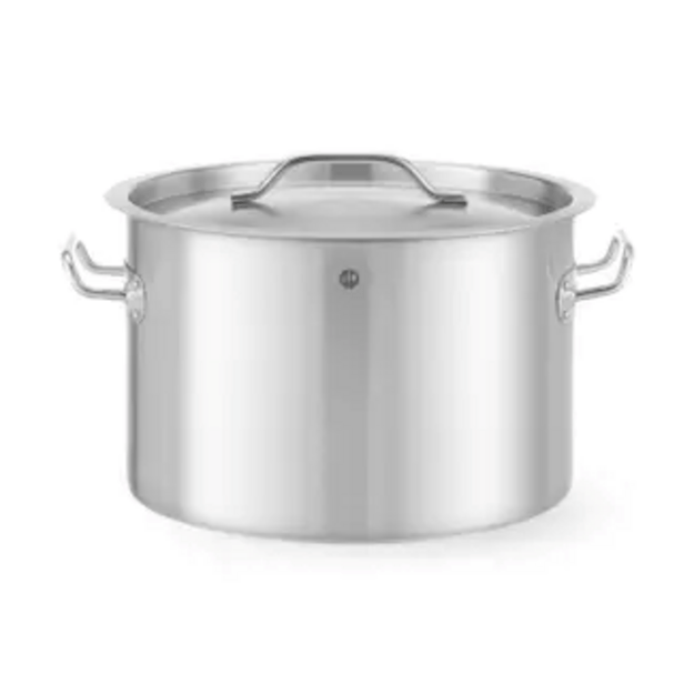 Puodas Budget su dangčiu, nerūdijantis plienas, 23 l, D 35 cm, H 24 cm, vnt