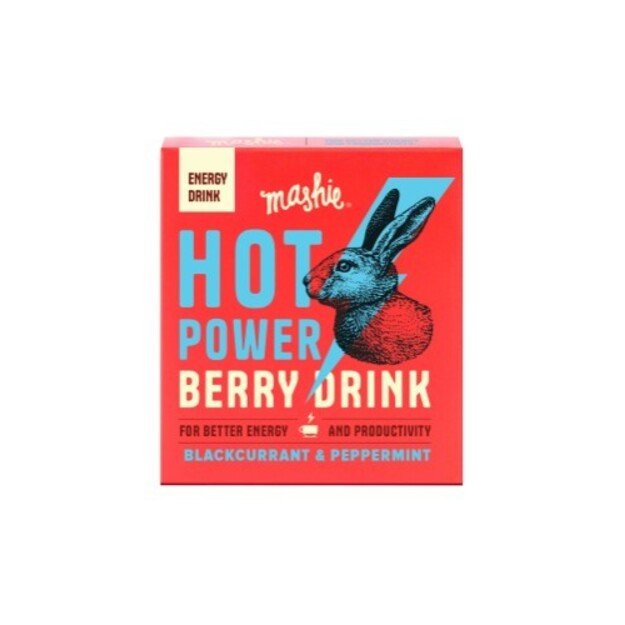 Energinė juodųjų serbentų ir pipirmėčių tyrė MASHIE HOT POWER, 40 ml x 2 vnt