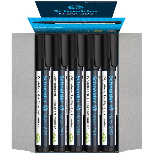 Žymeklis baltai lentai ir bloknotams SCHNEIDER MAXX 293, kirsta galvute 3