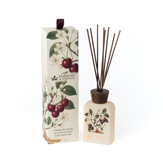 Namų kvapas Botanic Cherry&Sandalwood, su lazdelėmis, 200 ml, iki 60 d, vnt