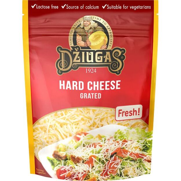 Sūris DŽIUGAS, tarkuotas, 40%, 100 g 1