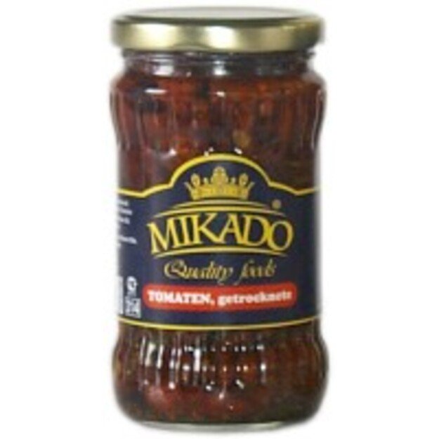 Pomidorai MIKADO, konservuoti,džiovinti, aliejuje, 290 g / 165 g
