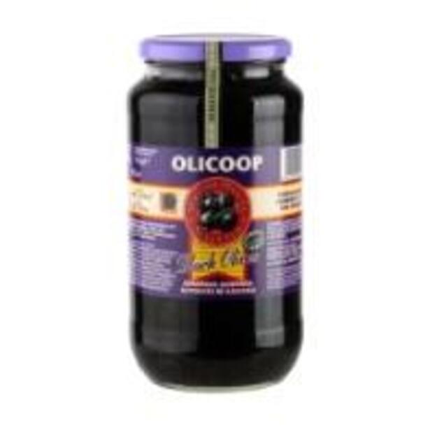 Alyvuogės , juodos be kauliukų, S dydis, 935 g / 455 g