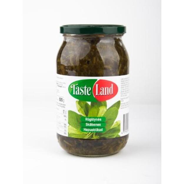 Rūgštynės TASTELAND, pjaustytos, 820 g 1