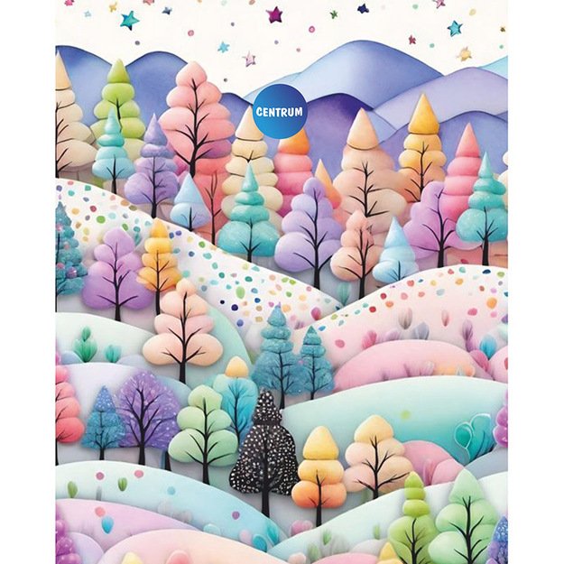 Sąsiuvinis Centrum A5, 48 lapai, langeliais 1