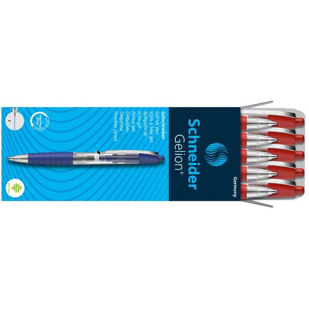 Automatinis ra&scaron;iklis SCHNEIDER GELION 1, 0,7/0,4 mm., raudona 2