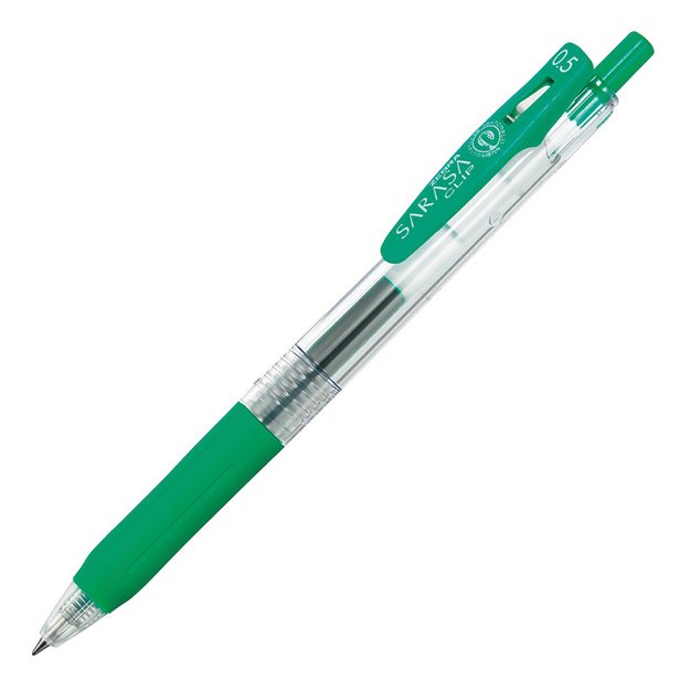 Automatinis ra&scaron;iklis ZEBRA SARASA CLIP, 0,5 mm, žalia