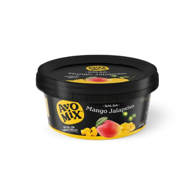 Mangų padažas SALSA MANGO JALAPENO AVOMIX, 200 g