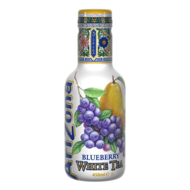 Baltosios arbatos gėrimas ARIZONA, mėlynių skonio, 450ml PET D