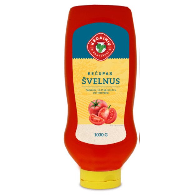 Kečupas KĖDAINIŲ, švelnus, 1030 g