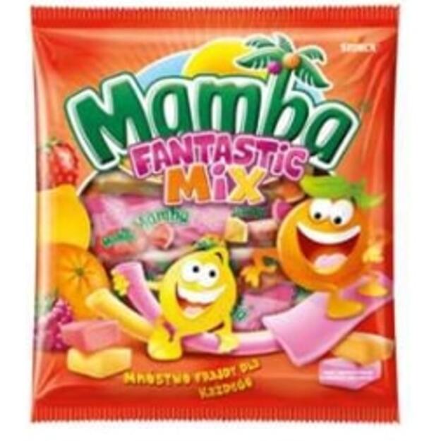 Kramtomieji saldainiai MAMBA Fatntastic Mix, 140g