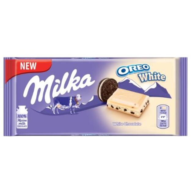 Šokoladas MILKA Oreo White, 100g