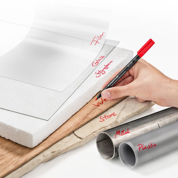 Žymeklis STAEDTLER codec film OHP 317M, 1.0mm, 6 spalvų rinkinys 4