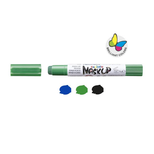 Dažai veidui CARIOCA MONSTER, 3 vnt. 1