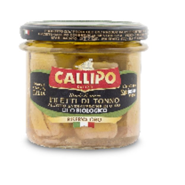 Gelsvauodegio tuno filė, CALLIPO, itin tyrame alyvuogių aliejuje 150 g