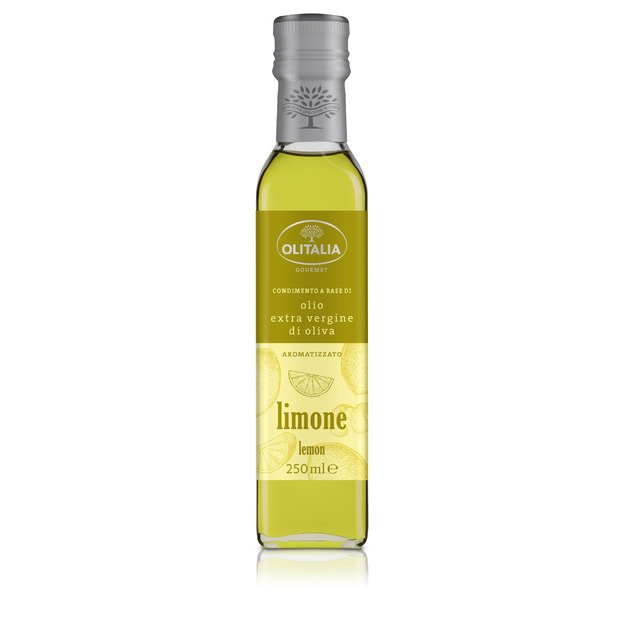 Alyvuogių aliejus OLITALIA, Extra Virgin, su citrina, 250 ml