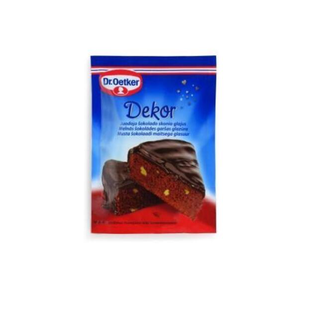 Maistinis Glajus DR OETKER, juodojo šokolado, 100 g