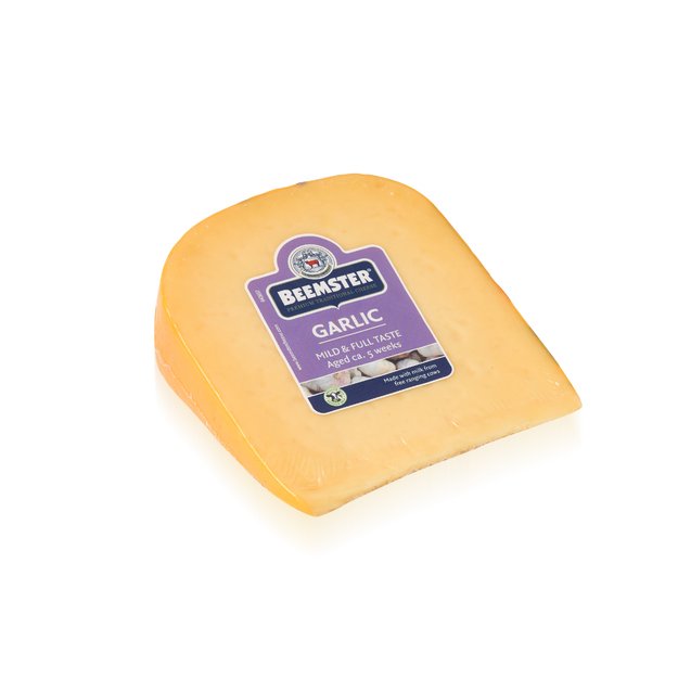 Puskietis sūris BEEMSTER, su česnaku, brandintas 5 savaites, 250 g 2