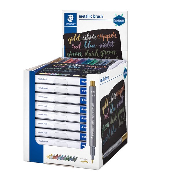 Žymeklių rinkinys STAEDTLER Metallic Brush, 10 vnt. 3