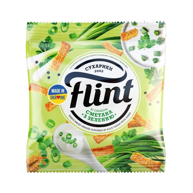 Džiūvėsėliai FLINT, grietinės ir žolelių skonio, 35 g