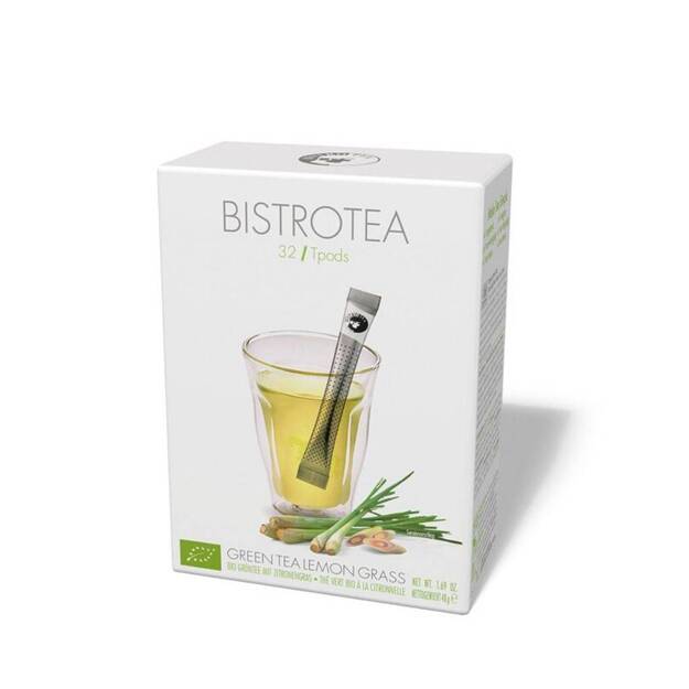 Ekologiška žalioji arbata su citrinžole BISTRO, lazdelės, 32 vnt, LT-EKO-001