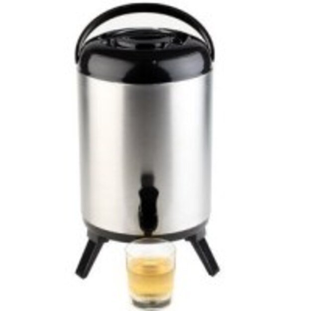 Termosas skysčiams, nerūdijančio plieno,  su kraneliu, 9,5 l, D 24 cm, H 42 cm, 1 vnt