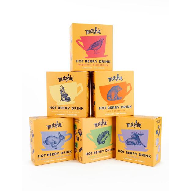 Uogų tyrė MASHIE Original, juodųjų serbentų su pipirmėte, 4vnt. 1