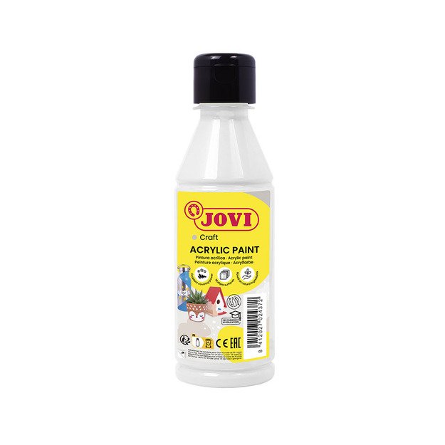 Akriliniai dažai JOVI, 250ml, baltos sp. 3