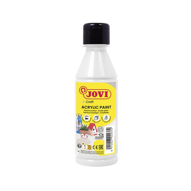 Akriliniai dažai JOVI, 250ml, baltos sp. 1