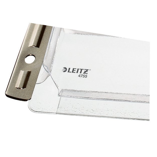 Įmautė su metaliniu kra&scaron;teliu ESSELTE, A4, (pak. - 3 vnt.), skaidri 3