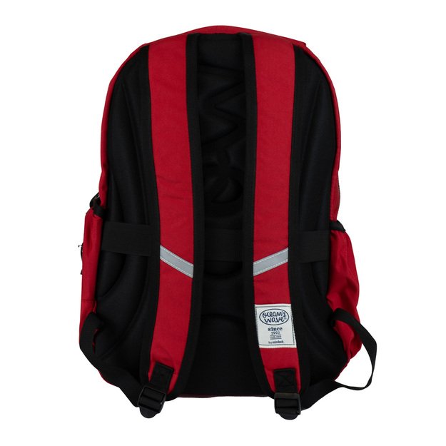 Kuprinė OCW su užtrauktukais, raudona 45.5x35x20 cm 1