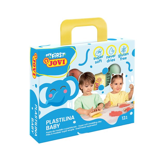 Plastilinas  mažyliams BABY 1+, 38g., 4 spalvos