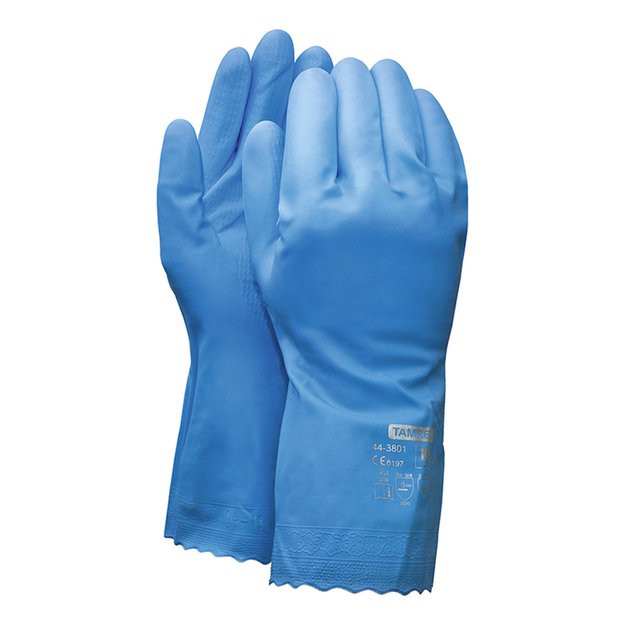 Darbo pir&scaron;tinės TAMREX 3801, PVC, pora, dydis 8, mėlyna