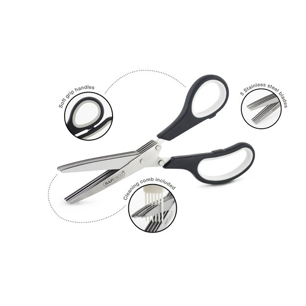 Žirklės RAPESCO popieriaus naikinimui ( 5 ašmenys) 5