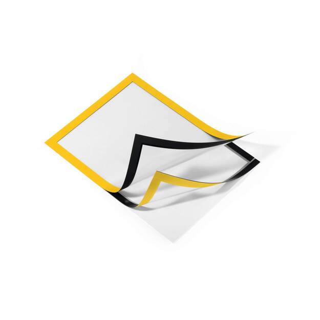 Rėmelis dokumentams DURABLE DURAFRAME, A4, (pak. -2 vnt.), geltonas 1