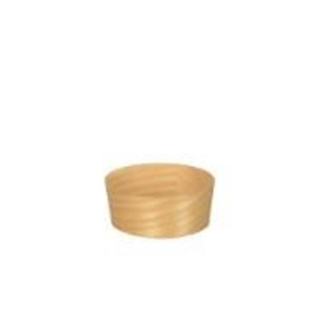 Vienkartiniai fur&scaron;etiniai indeliai ROUND, mediniai, D 5 cm, H 2 cm, 50 vnt.