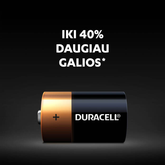 Baterijos DURACELL D, LR20, 2vnt 2