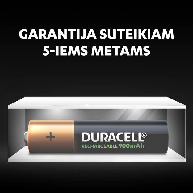 &bdquo;Duracell Recharge 900 mAh&ldquo; AAA baterijos, 4 baterijų pakuotė 5