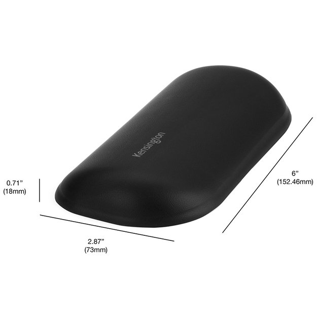 Gelinė rie&scaron;o atrama KENSINGTON ErgoSoft, juoda sp. 3