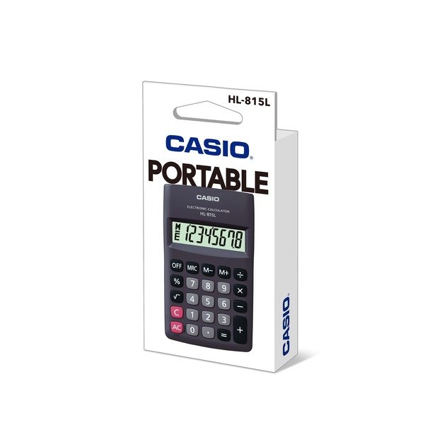 Ki&scaron;eninis kaičiuotuvas CASIO HL-815L, 69.5 x 118 x 18 mm, juoda 2