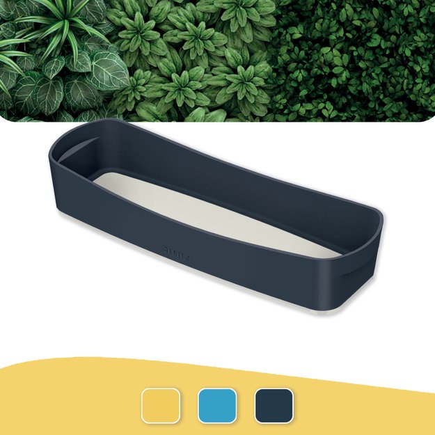 Daiktadėžė Cosy L:MyBox, pailga, pilkos sp. 1