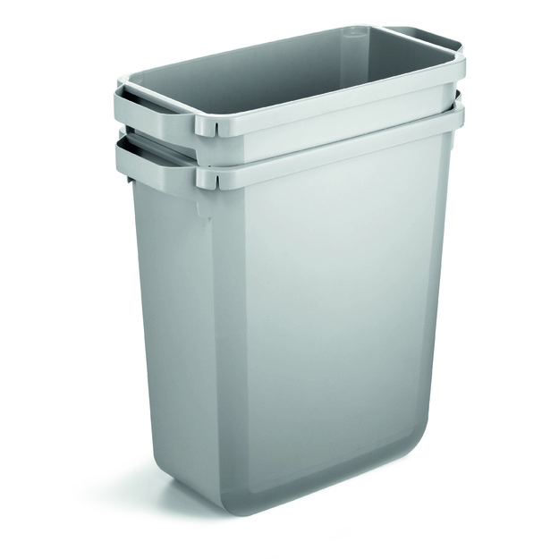 &Scaron;iuk&scaron;lių dėžė rū&scaron;iavimui DURABIN&reg; 60L stačiakampė, pilka sp. (dangtis perkamas atskirai) 3