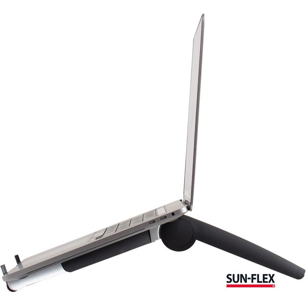 Ne&scaron;iojamojo kompiuterio stovas SUN-FLEX&reg;GRAVITY STAND, metalinis, juodos/sidabrinės spalvos 6