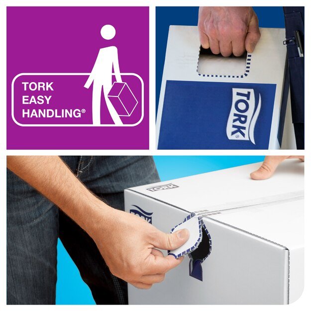 Popieriniai rankšluosčiai  TORK PREMIUM EXTRA SOFT H1, 290016, 2 sl., 21 cm x 100 m, balta sp. 4