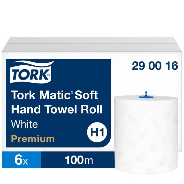 Popieriniai rankšluosčiai  TORK PREMIUM EXTRA SOFT H1, 290016, 2 sl., 21 cm x 100 m, balta sp. 1