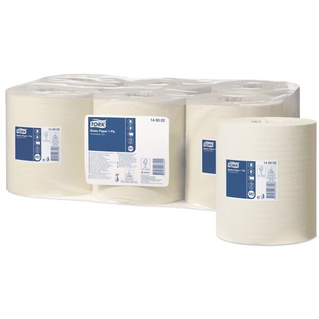 Popieriniai rankšluosčiai TORK M2 Universal, 1 sluoksnio, baltos spalvos, 280 m, 140002 2