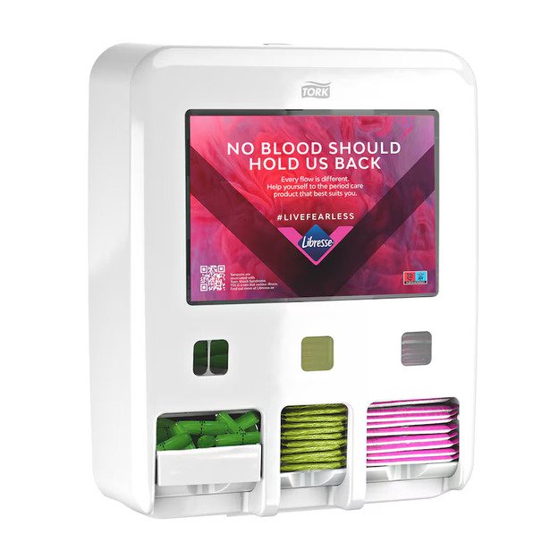 Intymios higienos priemonių dozatorius TORK, baltas, 564050 1